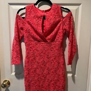 Blu Sage Hot Pink/Coral Dress
